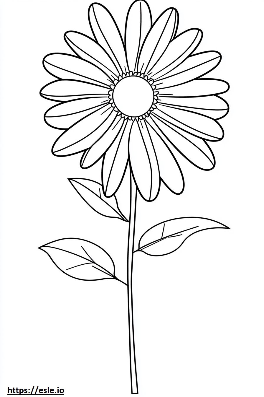 Big flower free printable