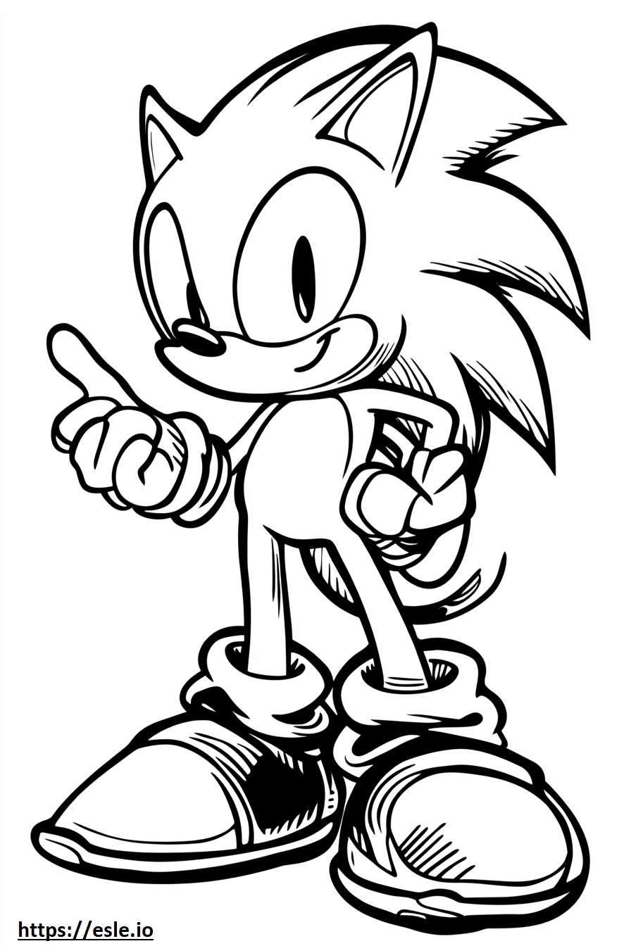 Sonic exe tails coloring page