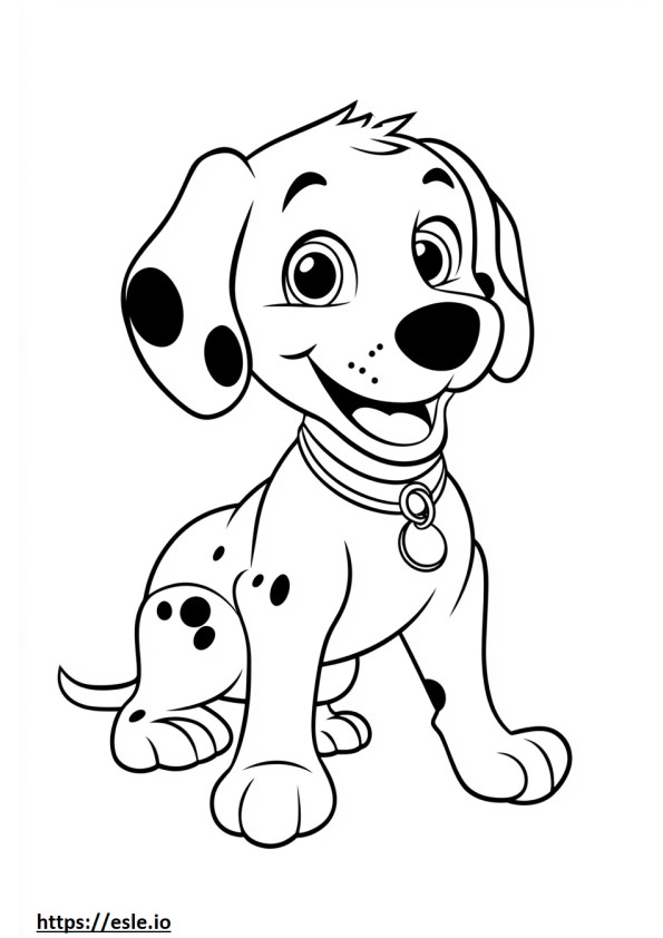 Dalmation coloriage