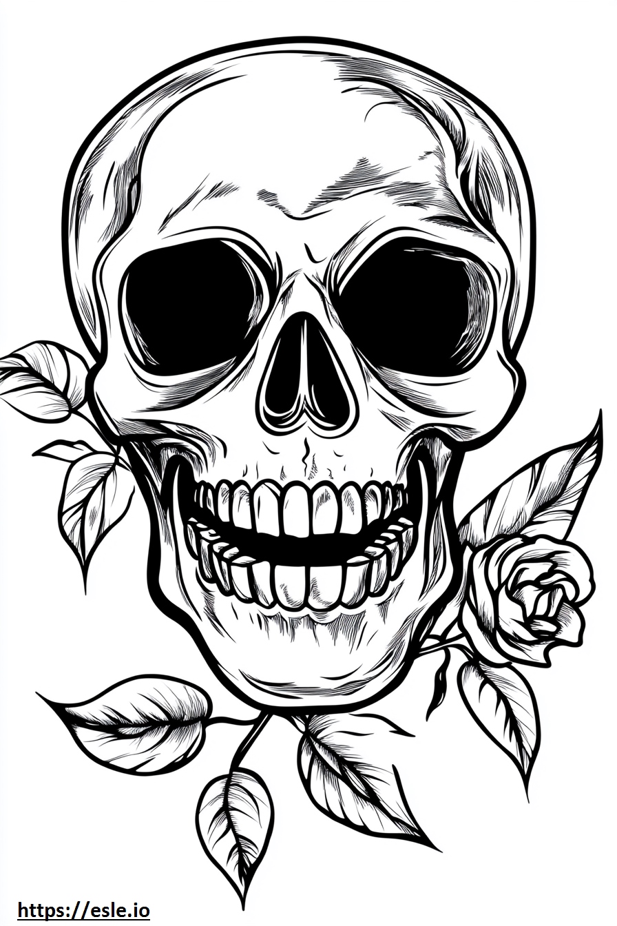 Skull tattoo free printable