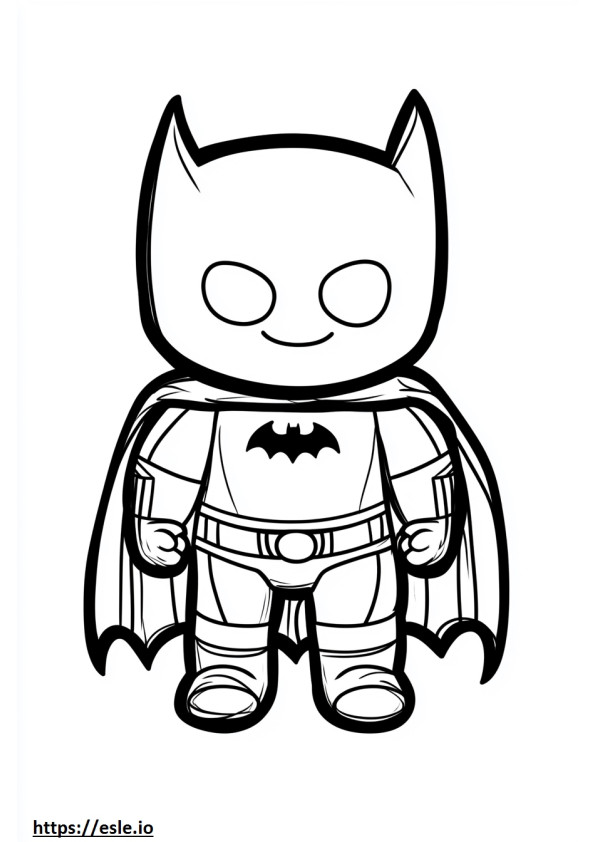 Ușor bebeluș Batman pentru colorat