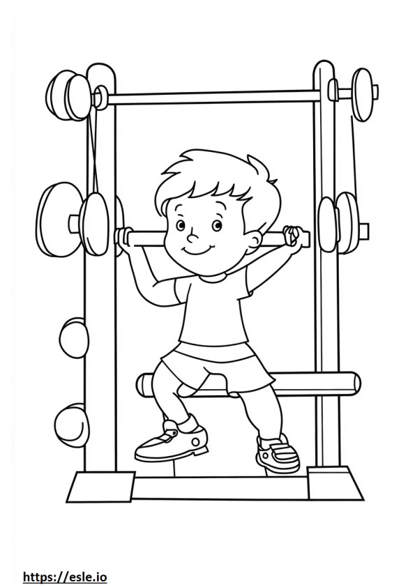 Academia desenho para colorir