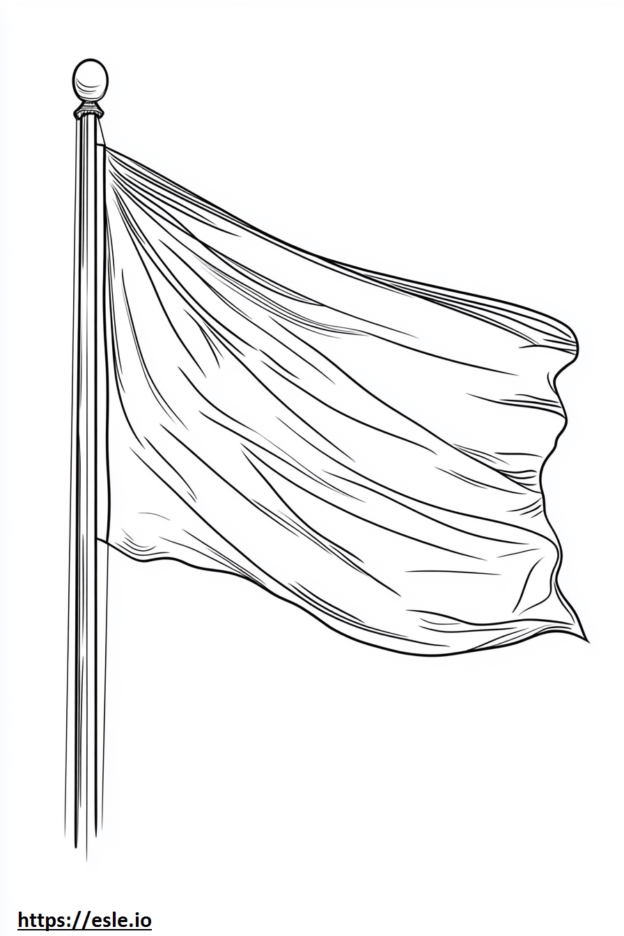 Colombian flag coloring page