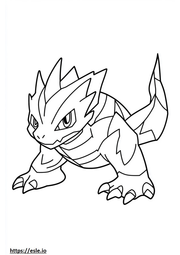 Gyarados Gigantamax disegno da colorare
