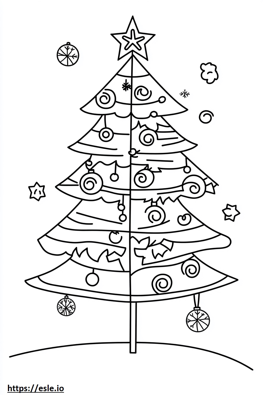 Christmas Coloring Page - Free Printable PDF