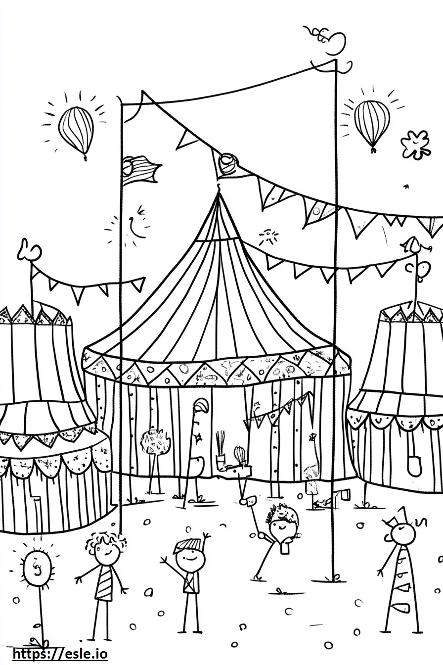 Carnival circus free printable