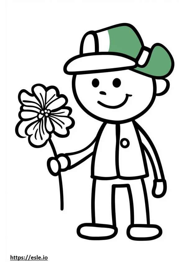 día de santa patty para colorear