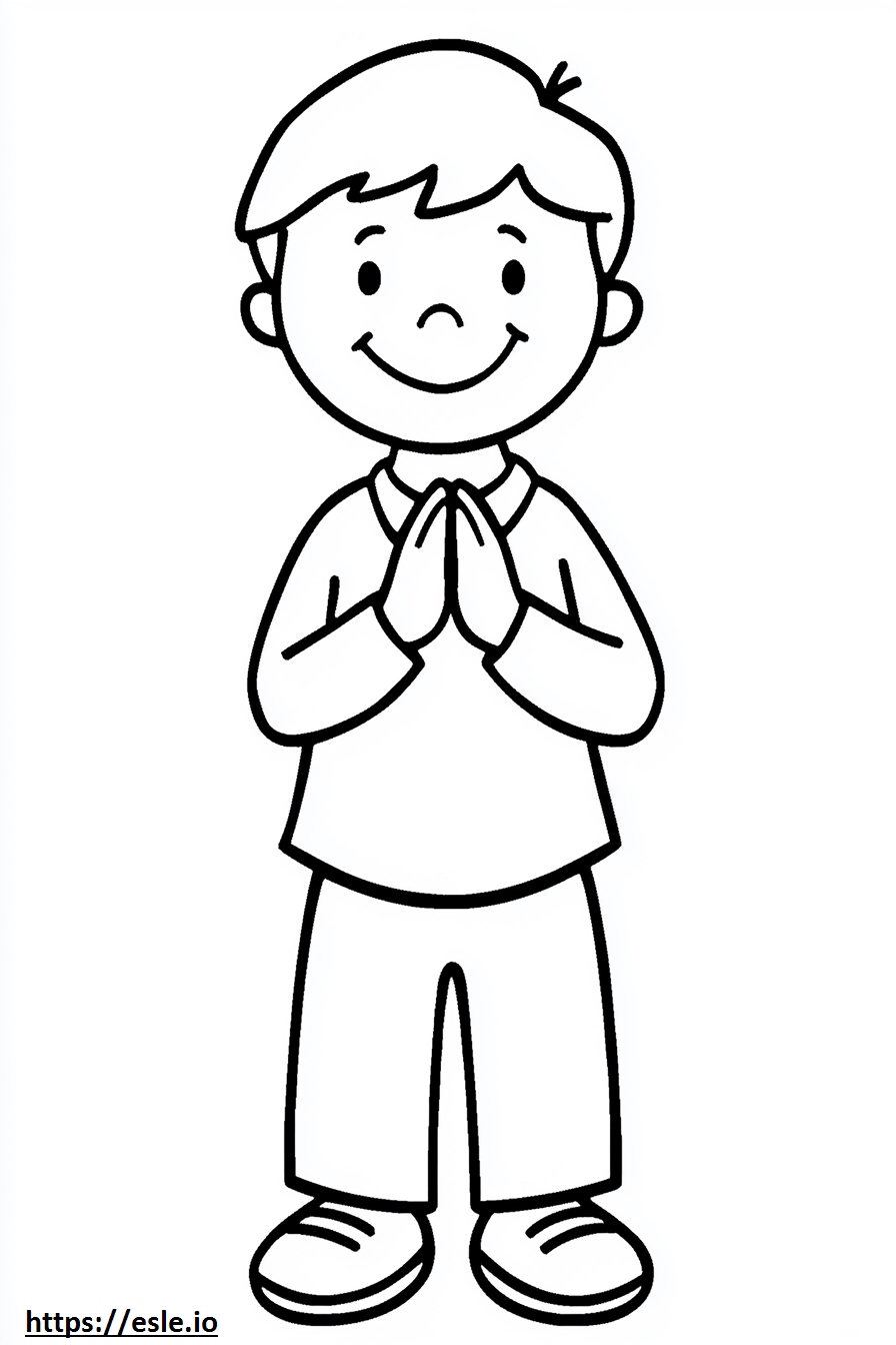 Fully rely on god for coloring page