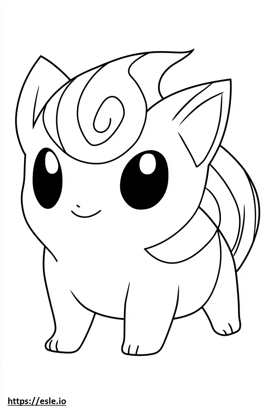 Cute jigglypuff coloring sheet