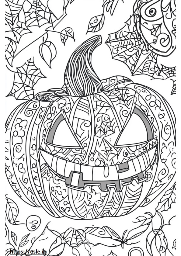 Halloween difficile da colorare e stampare