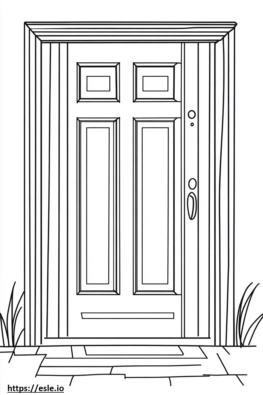 Seek doors coloring page
