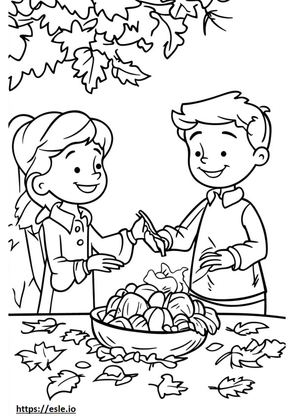 Addition thanksgivign color page free printable