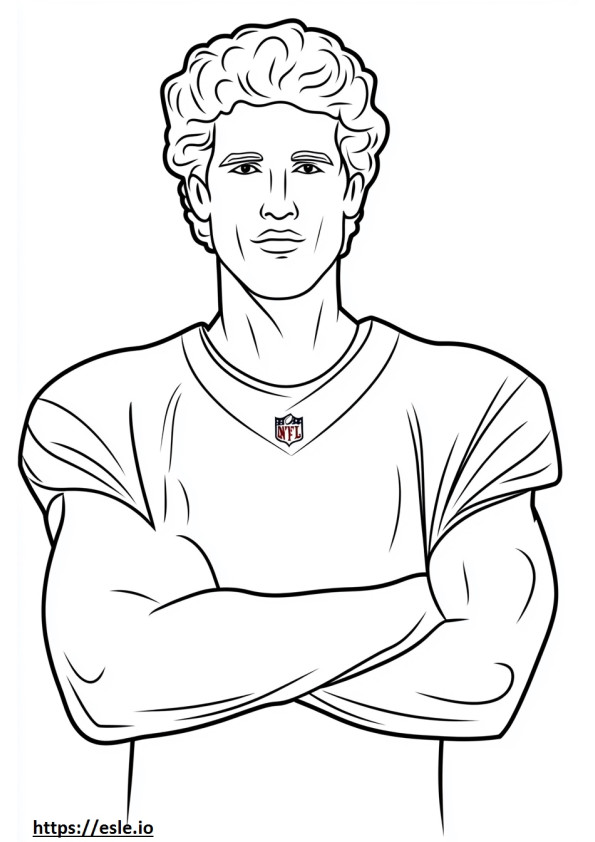 Brett favre coloring sheet