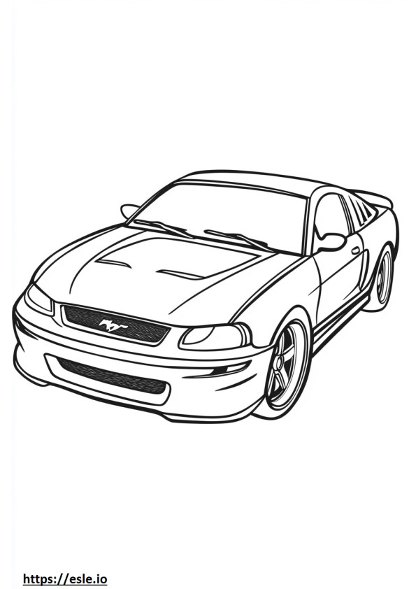2004 mustang gt for coloring