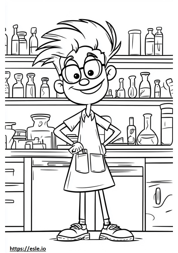 Laboratório de Dexter para pintar