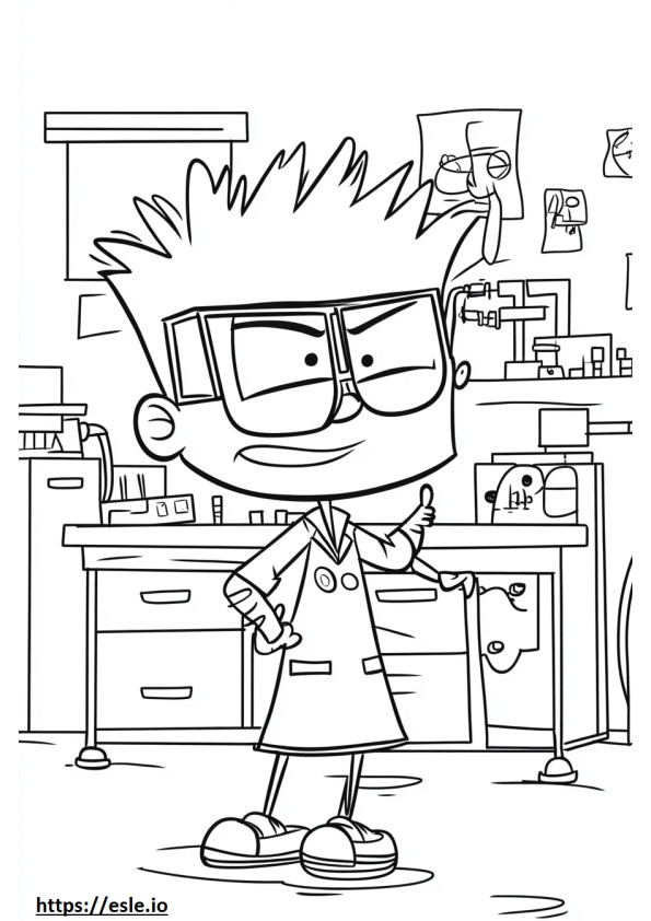Laboratório de Dexter para imprimir