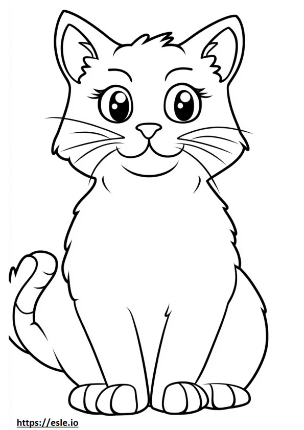 Bongo cat for coloring