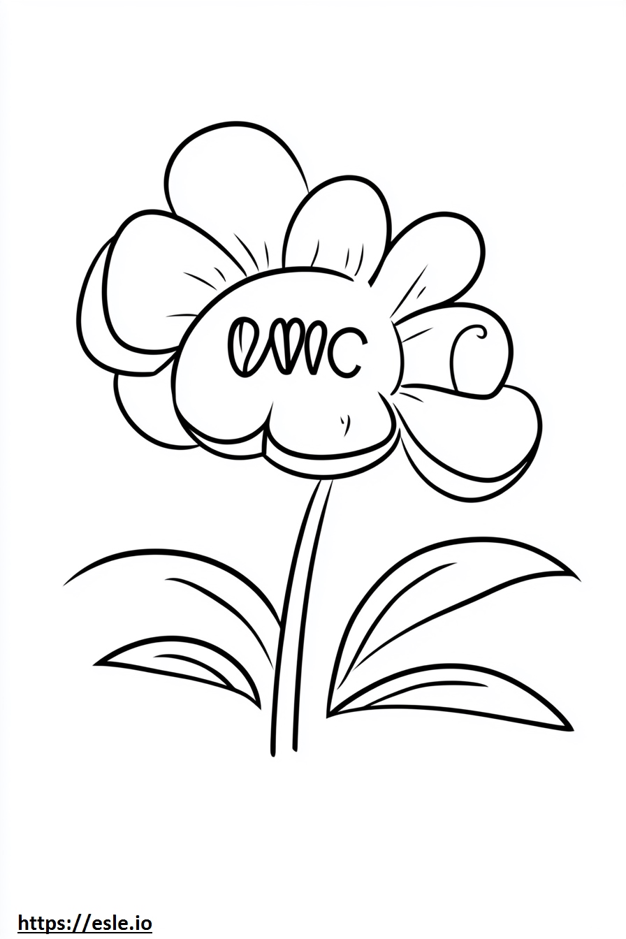 Cvc word coloring page