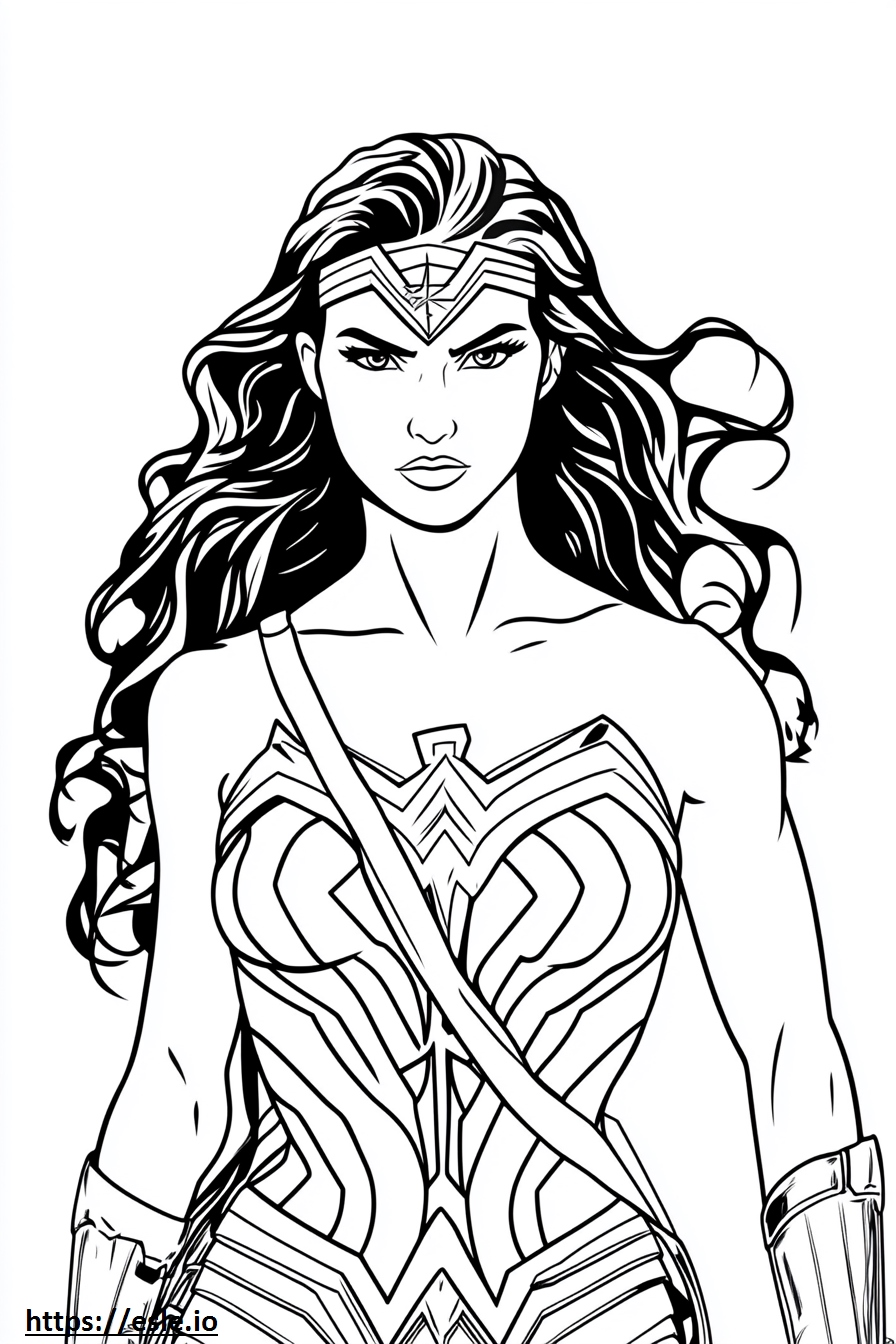 Realistische Wonder Woman bilder zum ausdrucken