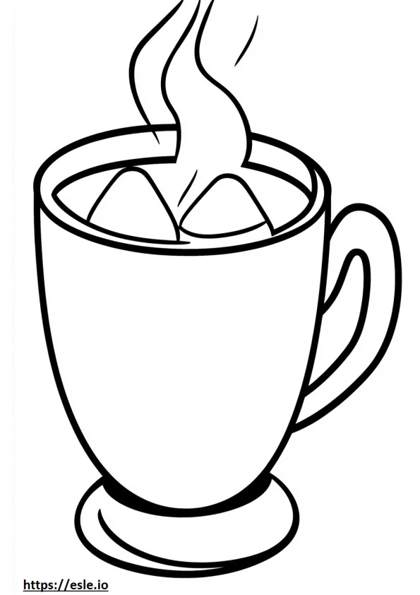 Cup of hot chocolate free printable