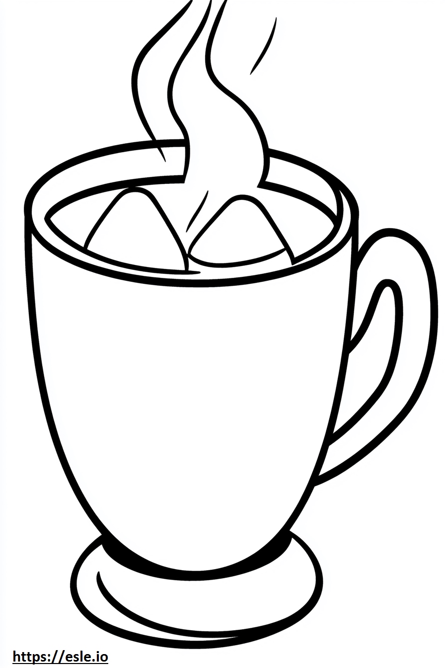 Cup of hot chocolate free printable