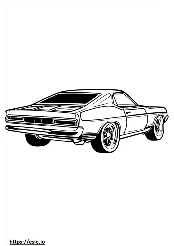 70's muscle car free printable