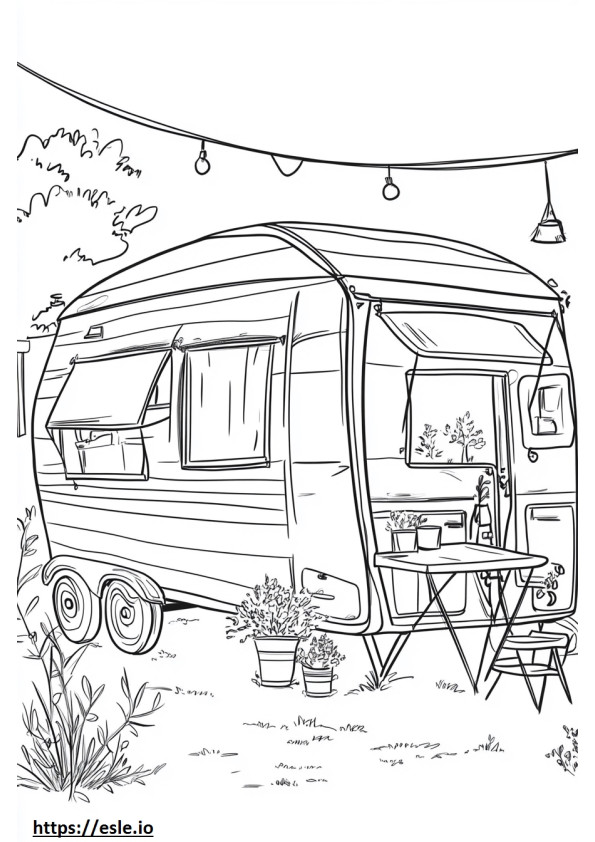 Trailer garten of banban 4 coloring page