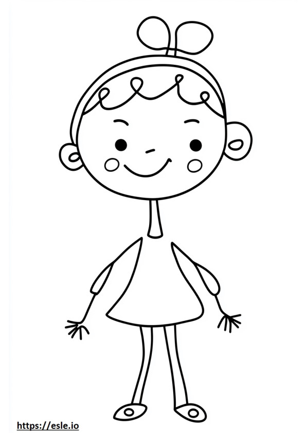 Felt coloring sheet