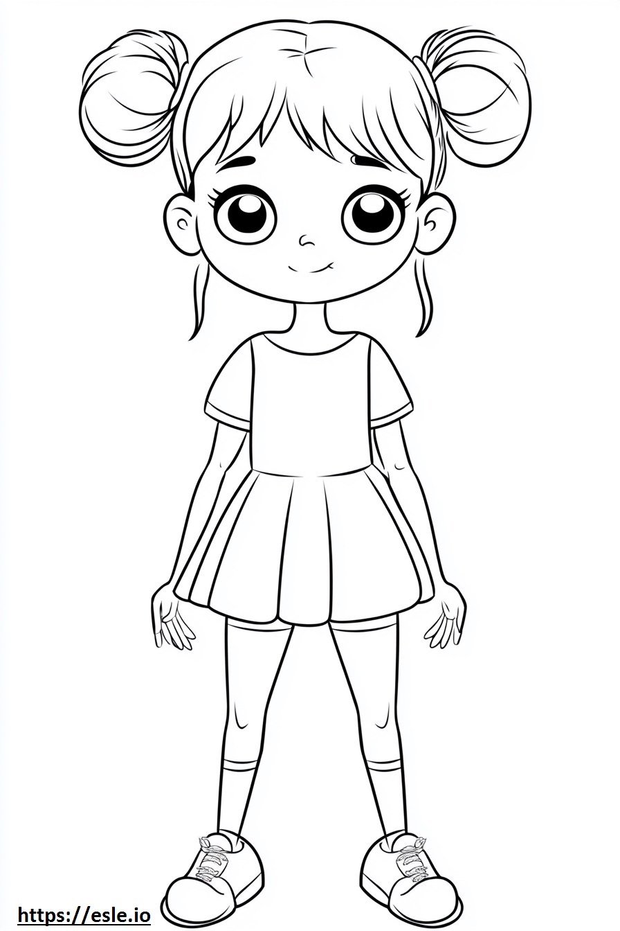 Inkling girl for coloring