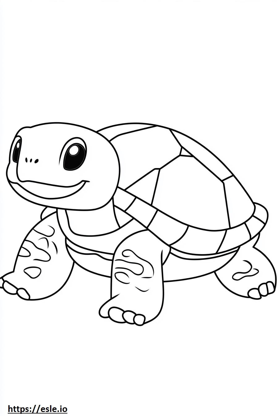 Kawaii turtle free printable
