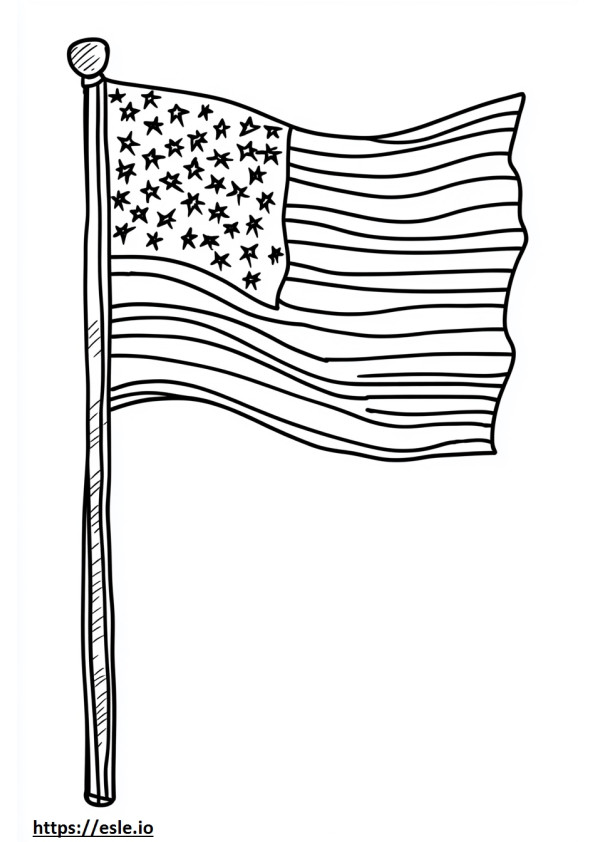 Easy 4th of july for coloring