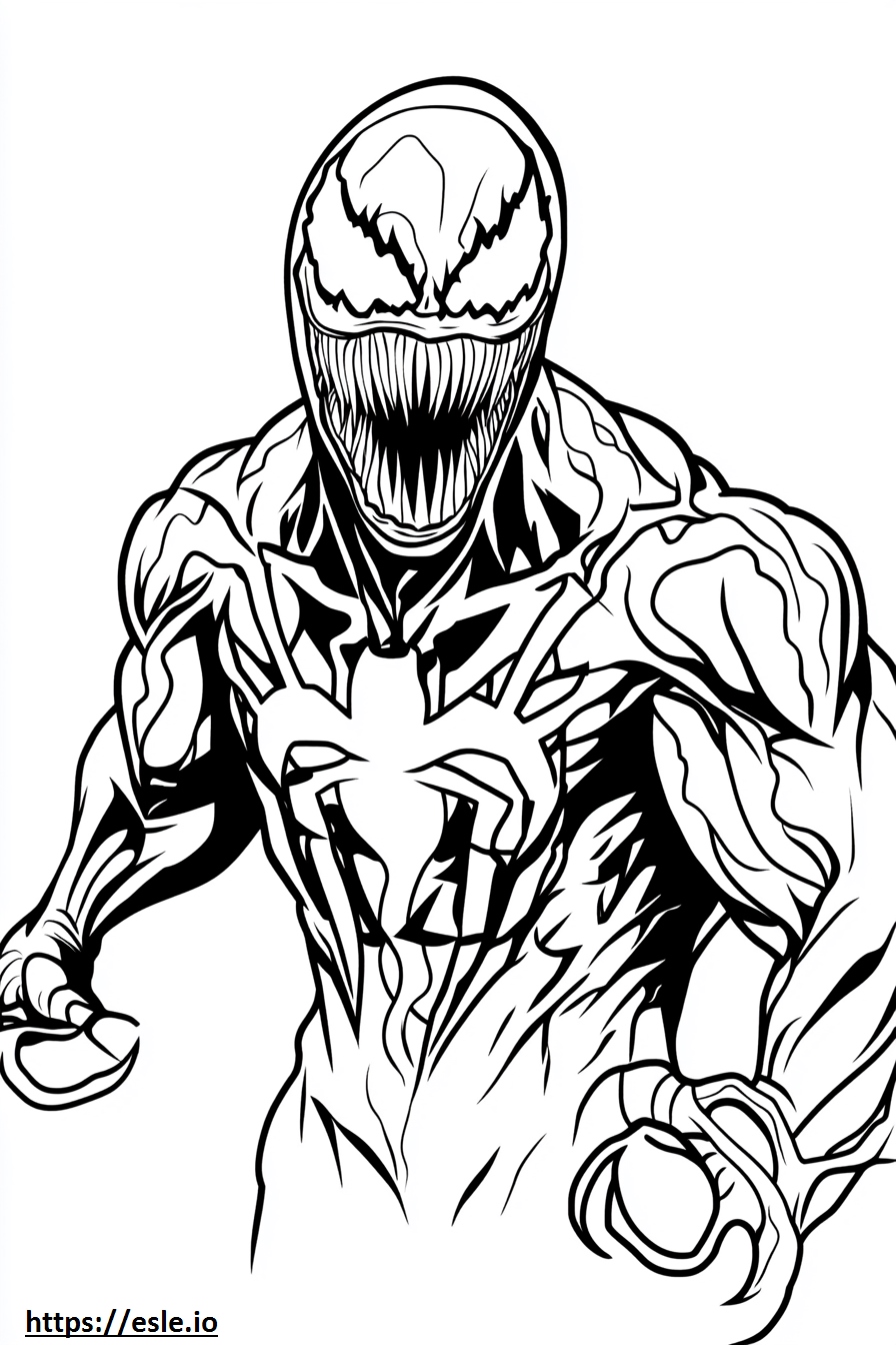 Venom movie for coloring