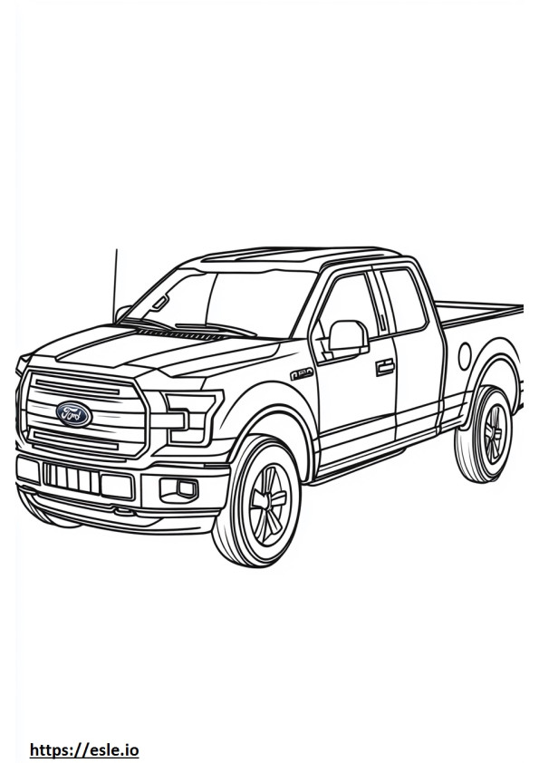 2015 ford f 150 coloring sheet