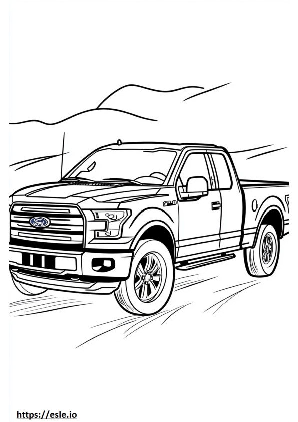 2015 ford f 150 for coloring