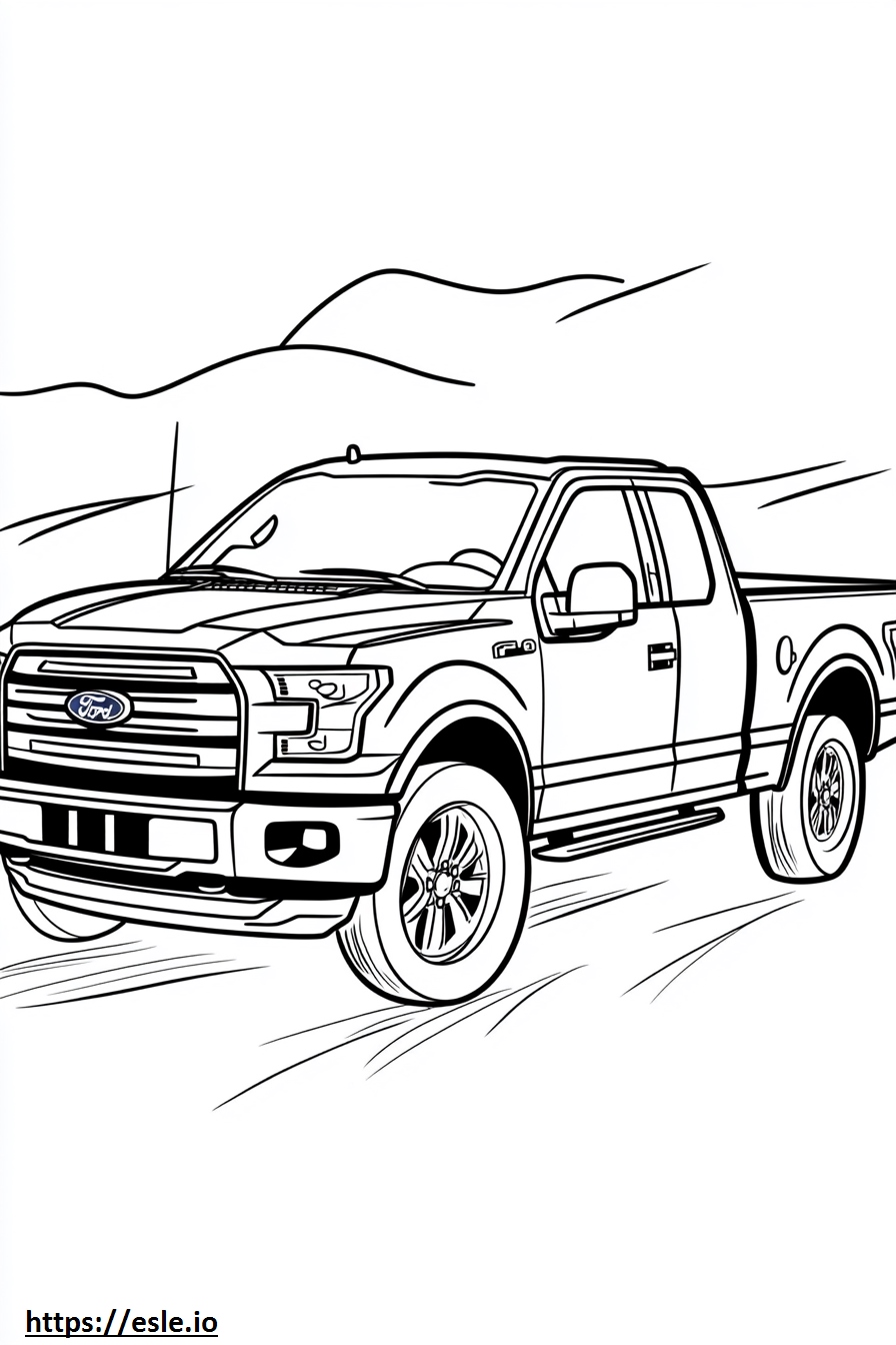 2015 ford f 150 for coloring