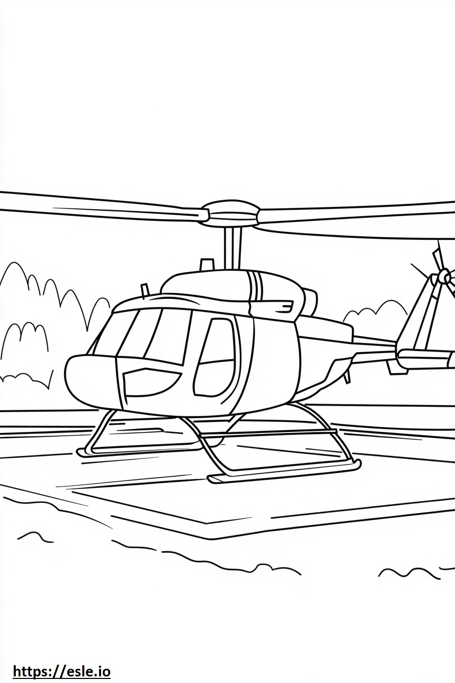 Abulense helipad coloring sheet