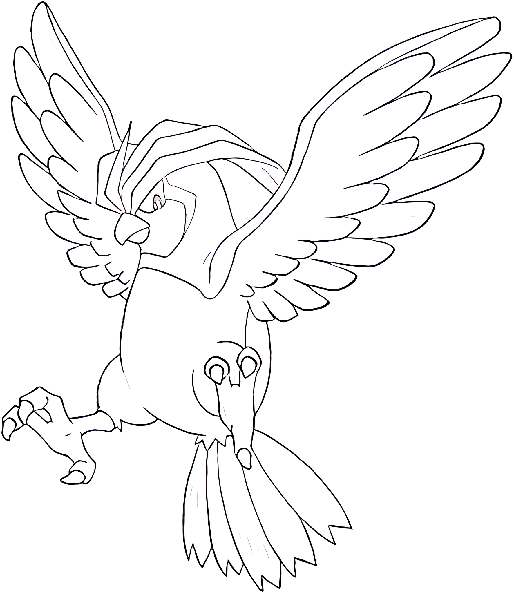 Pidgeotto Pokémon ausmalbilder