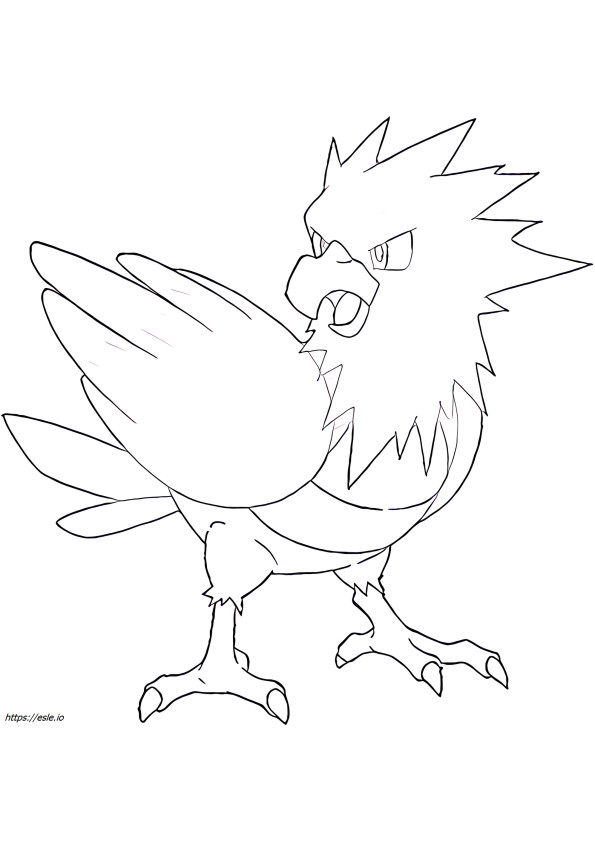 Spearow Pokemon coloring