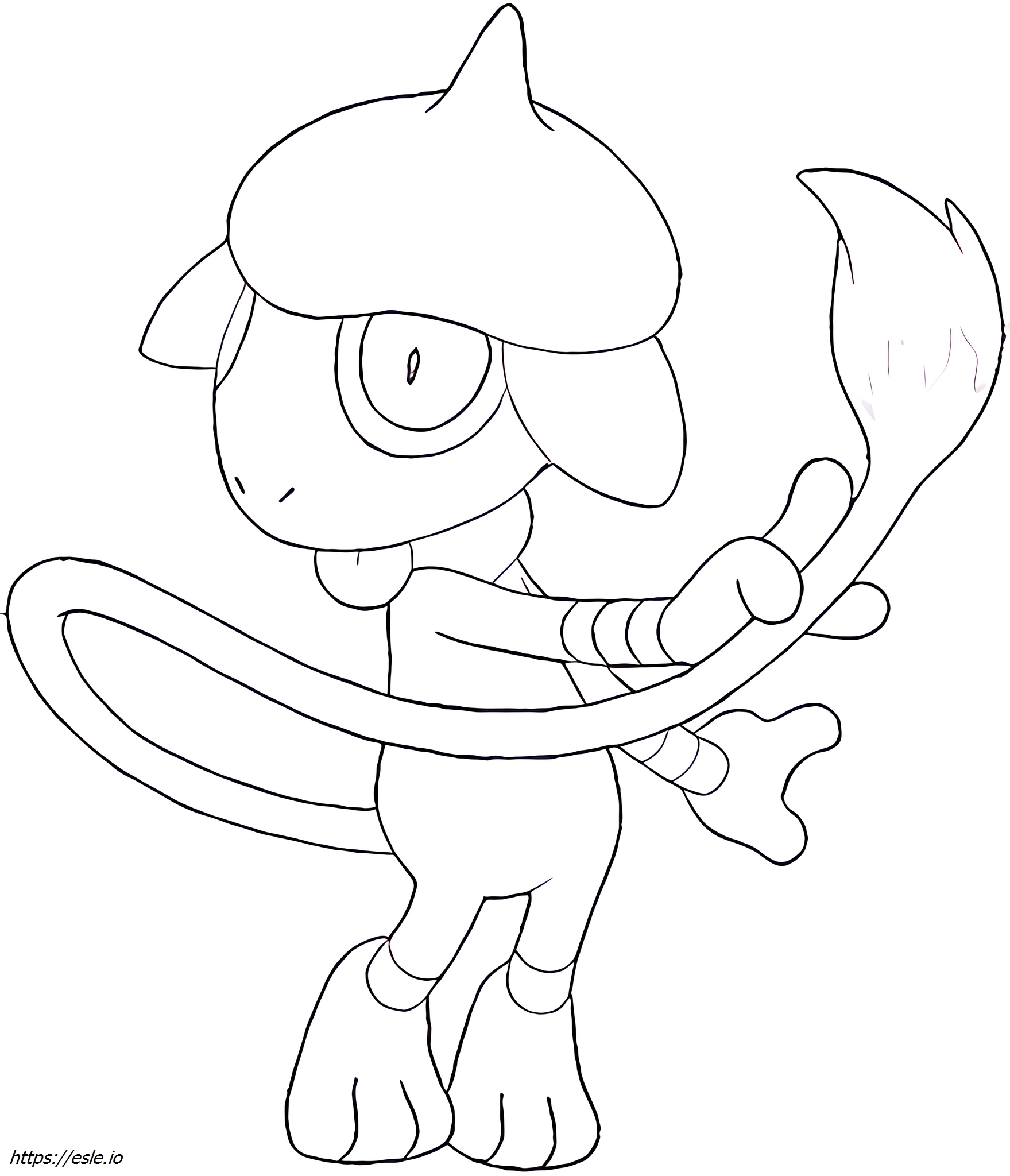 Smeargle Pokémon coloring page