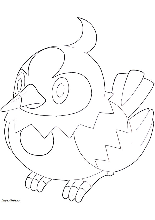 Starly Pokemon for coloring