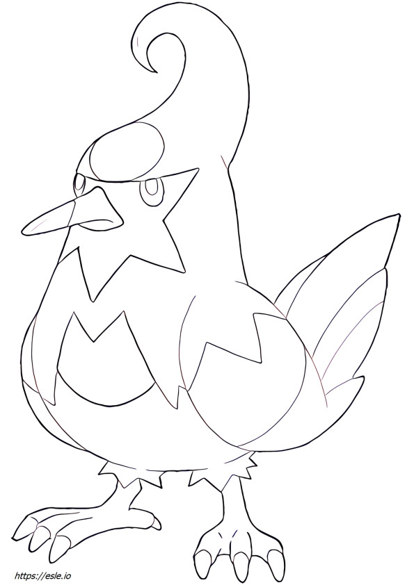 Staravia Pokemon for coloring