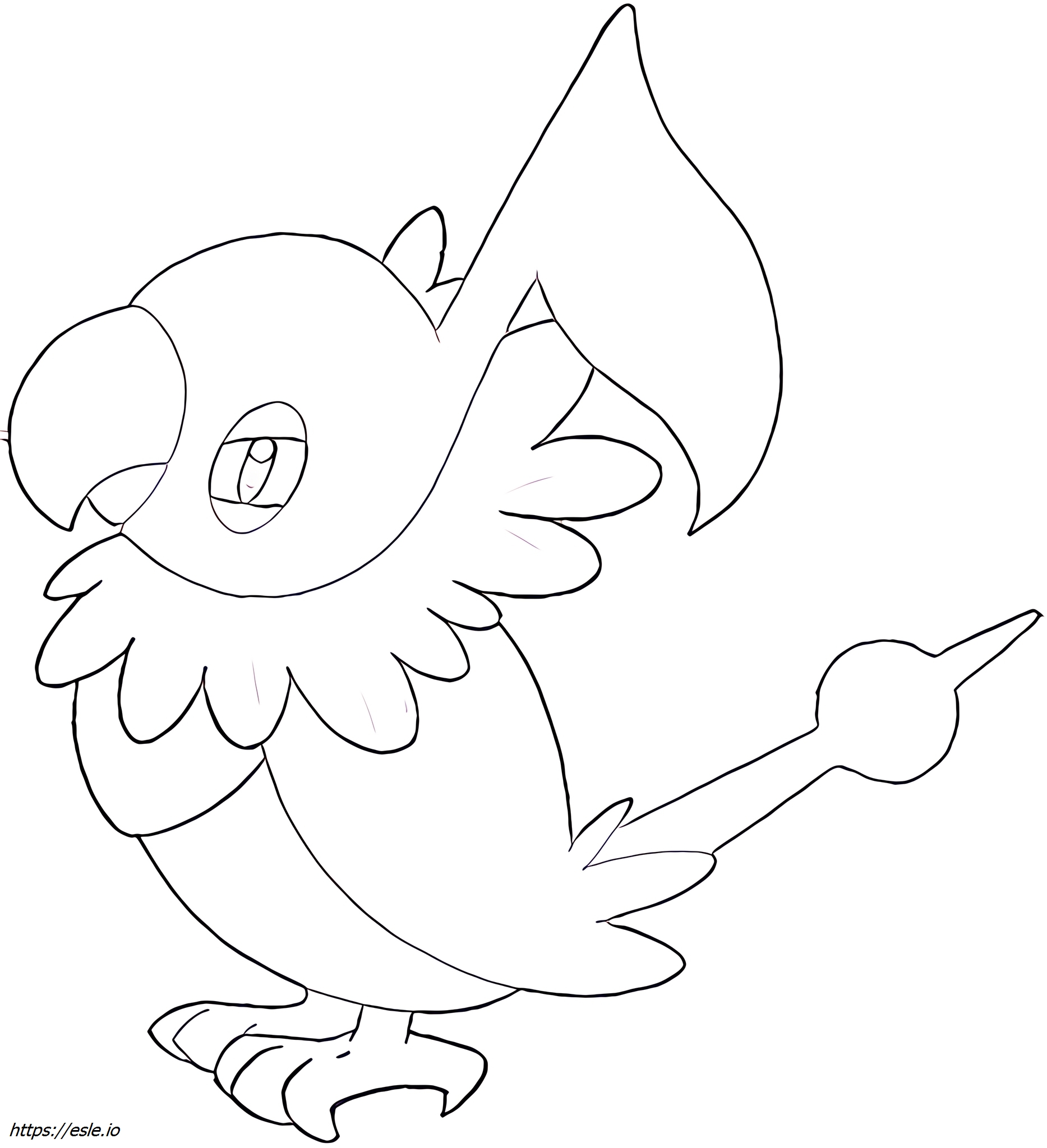 Chatot Pokémon zum Ausdrucken