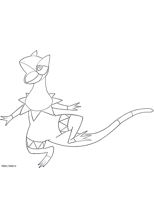 Heliolisk Pokemon for coloring