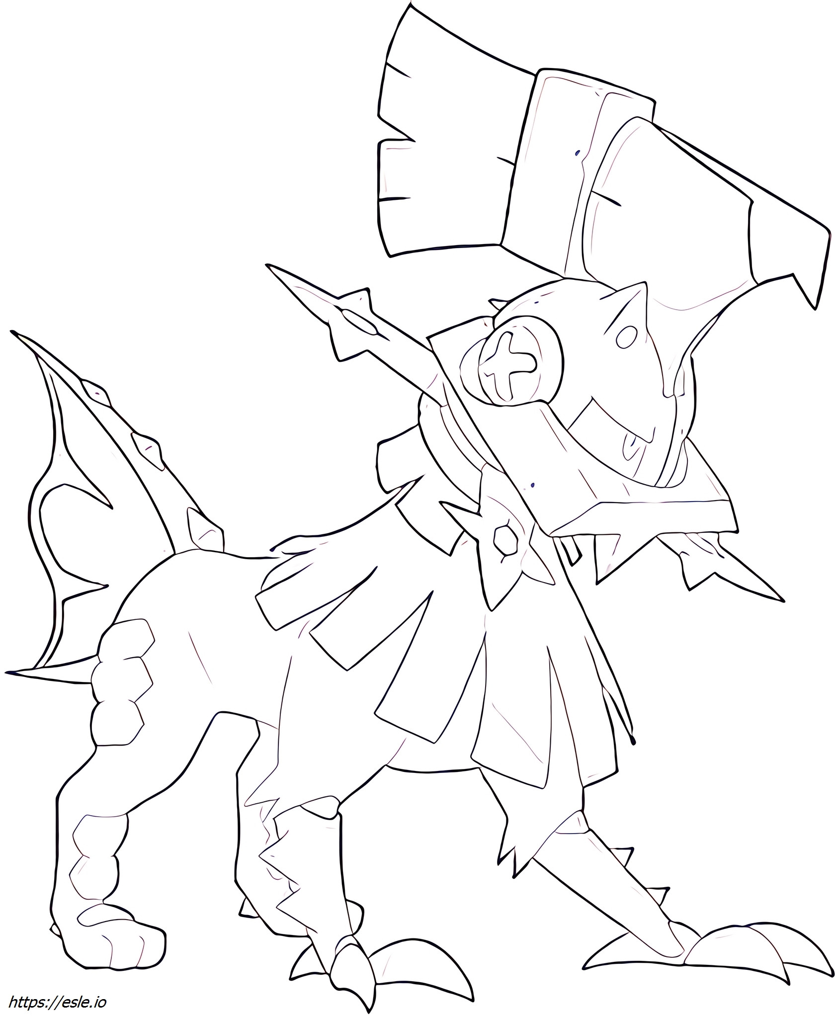 Typw Null Type-null Pokémon coloring page