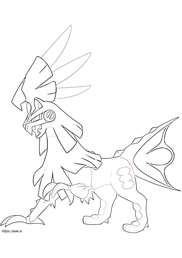 Silvally Pokemon for coloring