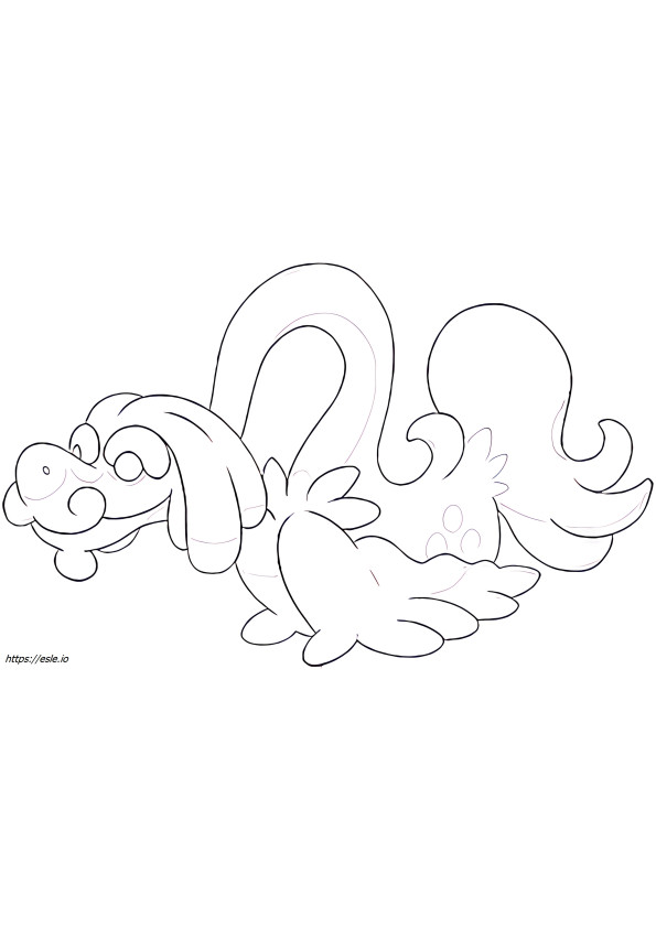 Drampa Pokemon for coloring