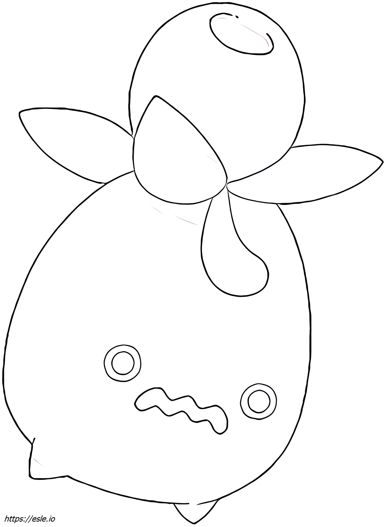 Smoliv Pokémon para colorir