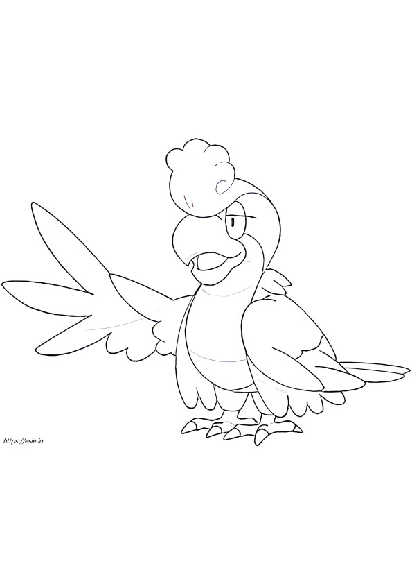 Squawkabilly-green-plumage Pokemon