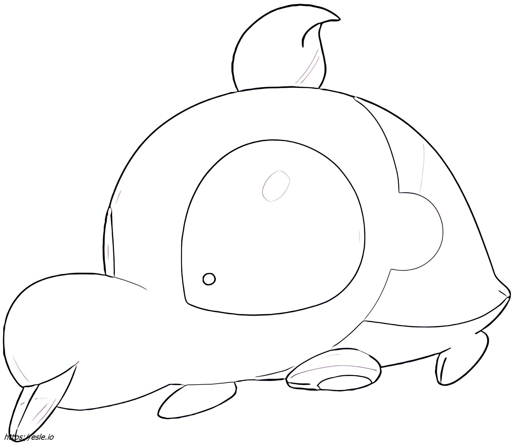 Shroodle Pokémon mewarnai gambar