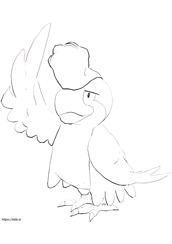 Squawkabilly-white-plumage Pokemon